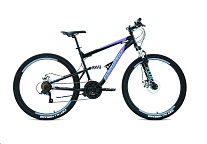 Картинка Велосипед Forward Raptor 27.5 2.0 disc р.18 2021 (черный/фиолетовый)