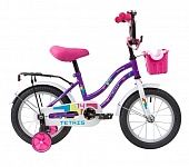 Картинка Детский велосипед Novatrack Tetris 14 2020 141TETRIS.VL20 (фиолетовый/белый)
