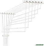потолочная 6 прутьев 240 см