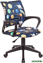 Компьютерное кресло Бюрократ Burokids 1 (черный космонавт)