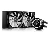 Картинка Кулер для процессора DeepCool GAMMAXX L240T White DP-H12RF-GL240TW