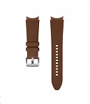 Картинка Ремешок Samsung Hybrid Leather для Samsung Galaxy Watch4 Camel (20 мм, M/L) (ET-SHR89LAEGRU
