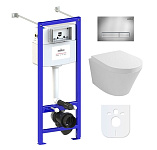 Картинка Унитаз Lavinia Boho Relfix Biore Compacto Rimless 6 в 1 77050170