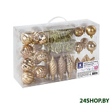 Картинка Набор елочных игрушек Золотая сказка 591128