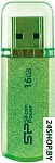 Картинка USB Flash Silicon-Power Helios 101 16GB зеленый [SP016GBUF2101V1N]
