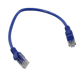 Картинка Кабель Patch Cord UTP кат.5e 0.3м, синий