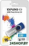 Картинка Флеш-память EXPLOYD 16GB 530 (синий)