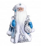 Картинка Фигура Зимнее волшебство Дед Мороз в голубой шубе с посохом и подарками (6939398)
