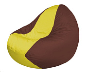 Картинка Бескаркасное кресло Flagman Classic К2.1-65 (желтый/коричневый)