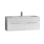 Картинка Акватон Мадрид 100 М Тумба 2 ящика белая [1.A128.0.01M.A01.0]