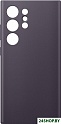 Чехол для телефона Samsung Vegan Leather Case S24 Ultra (темно-фиолетовый)