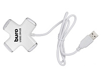 Картинка USB-хаб Buro BU-HUB4-0.5-U2.0-СROSS