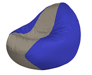 Картинка Бескаркасное кресло Flagman Classic К2.1-49 (светло-серый/синий)