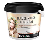 Картинка Краска Ticiana с эффектом перламутрового бархата 800 мл (серебристый)