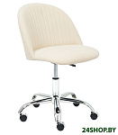 Картинка Кресло TetChair Melody (флок, молочный)