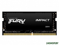 Картинка Оперативная память Kingston FURY Impact 32GB DDR4 SODIMM PC4-21300 KF426S16IB/32