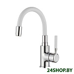Картинка Смеситель Ledeme L1399-3 (хром/белый)