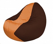 Картинка Бескаркасное кресло Flagman Classic К2.1-64 (оранжевый/коричневый)