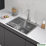 ECO AR мойка 600*500, коландер F, дозатор SATIN