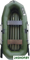 Гребная лодка Муссон R-260 НД (зеленый)