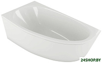 Картинка Ванна Aquatek Дива 160x90 (с ножками и экраном, левая)