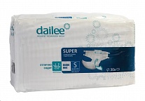 Картинка Dailee Super [1]Small Подгузники для взрослых, 30 шт