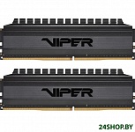 Картинка Оперативная память Patriot Viper 4 Blackout 2x32GB DDR4 PC4-25600 PVB464G320C6K