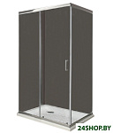 Картинка Душевой уголок BelBagno UNO-AH-1-100/80-C-Cr (прозрачное стекло)