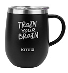 Картинка Термокружка Kite K22-378-01 360 мл (черный)