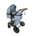 Картинка Детская прогулочная коляска OrsaBaby Camily Black (синий)