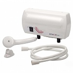 Картинка Проточный электрический водонагреватель кран+душ Atmor Basic 5 кВт кран+душ