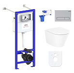 Картинка Унитаз Lavinia Boho Relfix Biore Rimless 7 в 1 87050183 (матовый пластик)