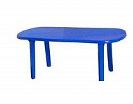 Картинка Стол овальный Стандарт Пластик Групп 130-0021 (синий)
