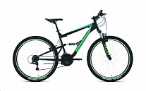 Картинка Велосипед Forward Raptor 27.5 1.0 р.18 2020 (черный/голубой)