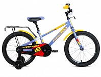 Картинка Детский велосипед Forward Meteor 18 2022 (серый/желтый)