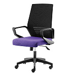Картинка Кресло Norden Эрго LB B909-FX363-1 FX363-7 (черный/фиолетовый)