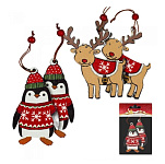 Картинка Набор подвесок Erich Krause Decor Веселого Рождества (45766)