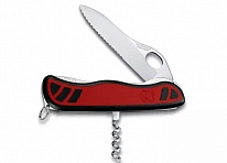 Картинка Нож перочинный Victorinox Sentinel One Hand 0.8321.MWC (красно-черный)