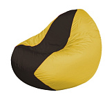 Картинка Бескаркасное кресло Flagman Classic К2.1-257 (коричневый/желтый)