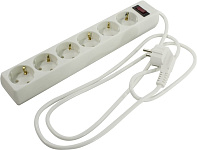 Картинка Сетевой фильтр ExeGate LINE SP-600/SP-6-1.8W White