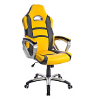 Картинка Кресло Mio Tesoro Роберто X-2743 (черный/желтый)