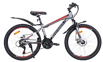 Картинка Велосипед Avenger A244D 2022 (серый/красный)