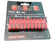 Картинка Набор бит Force 21010 (10 предметов)