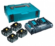 Картинка Аккумулятор с зарядным устройством Makita BL1860B + DC18RD (18В/6.0 а*ч + 18В)