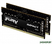 Картинка Оперативная память Kingston FURY Impact 2x8GB DDR4 SODIMM PC4-25600 KF432S20IBK2/16