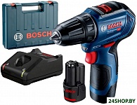 Картинка Дрель-шуруповерт Bosch GSR 12V-30 Professional 06019G9020 (с 2-мя АКБ, кейс)