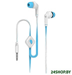 Картинка Наушники MediaGadget DA-X100HS (белый/синий)
