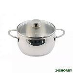 Картинка Кастрюля Кухар Магнолия Престиж со стеклянной крышкой 2.5 л