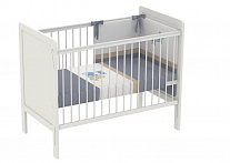 Картинка Детская кроватка Polini Kids Simple 220 (белый)