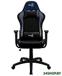 Картинка Кресло AeroCool AC100 AIR (черный/синий)